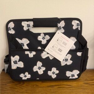 Thirty-One Grab & Go Caddy in the "Scattered Flowers" pattern. NWT
